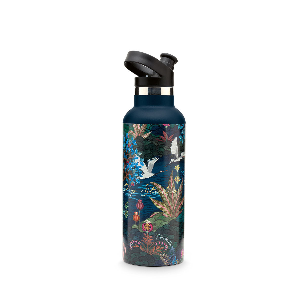 PIP Studio Angie Water Bottle Pip Garden Dark Blue 600ml – Grassroots ...